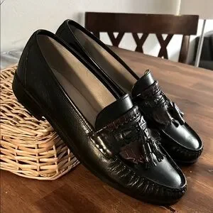 Classic Black/CordovanTassel/Kiltie Leather Slip-On Loafers Made In Italy Men main image 3